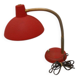 Vintage red adjustable desk lamp