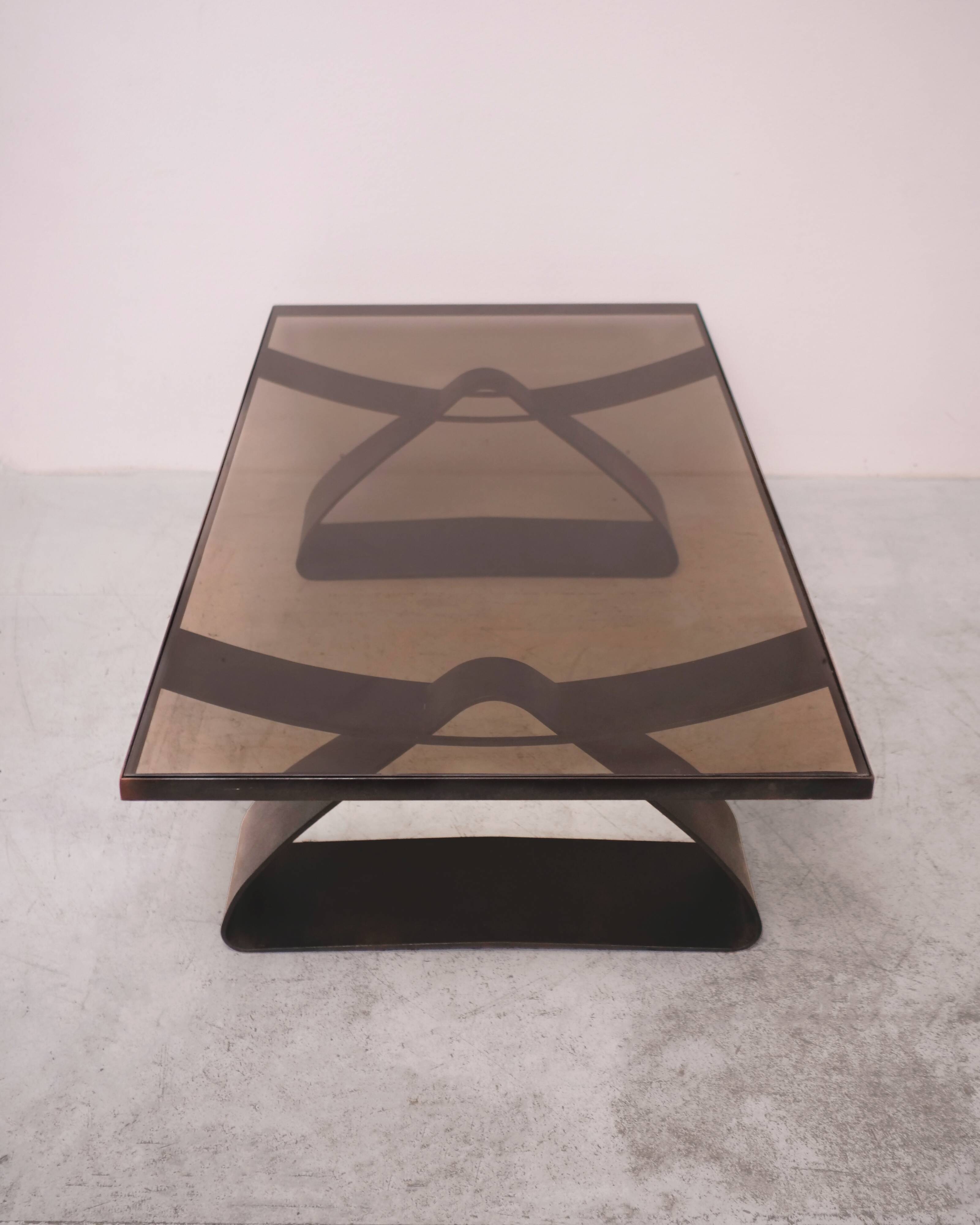 Unique sculptural coffee table 1970