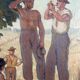 Oil on isorel panel – The Harvesters at Rest c. 1930–1940