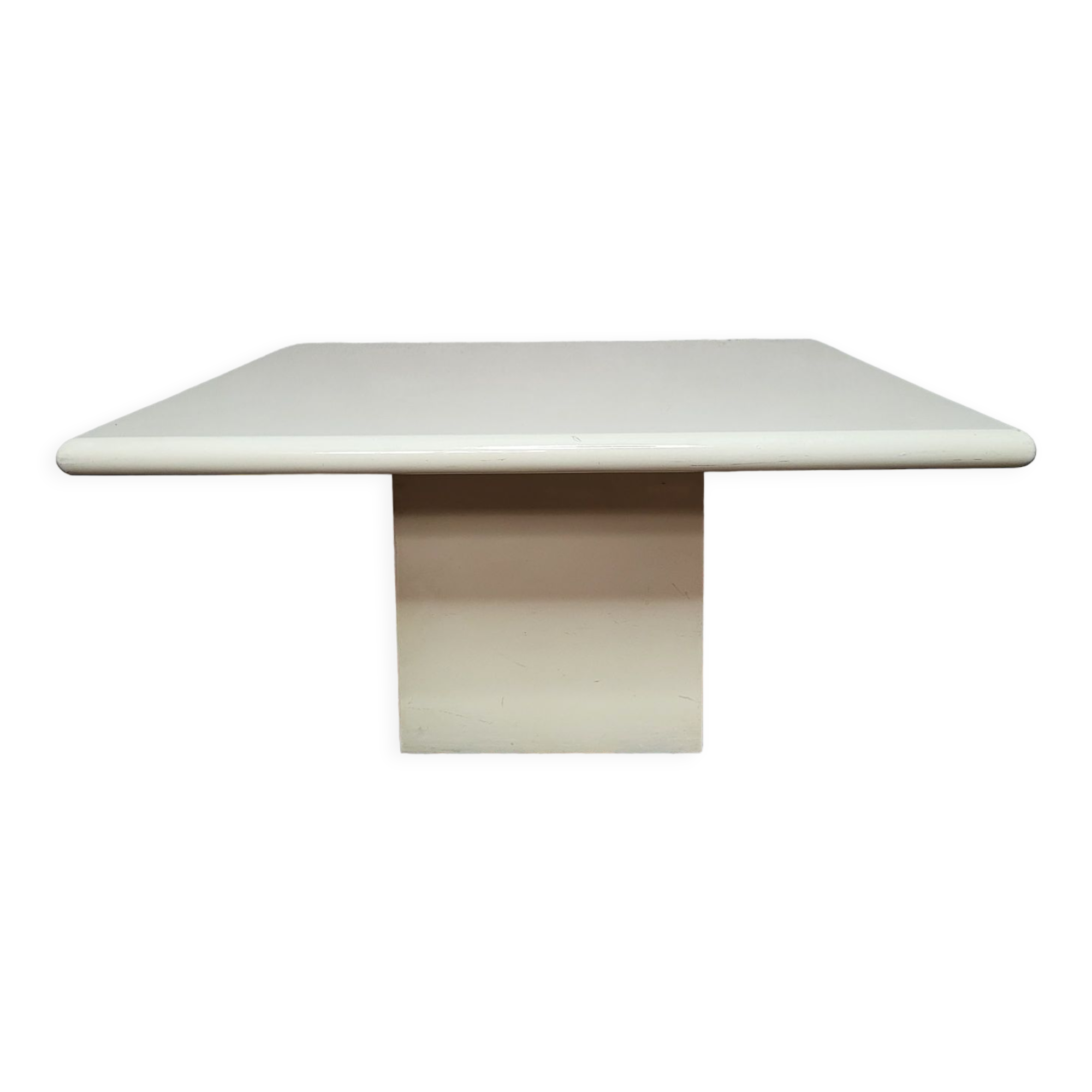 Lacquered wood coffee table