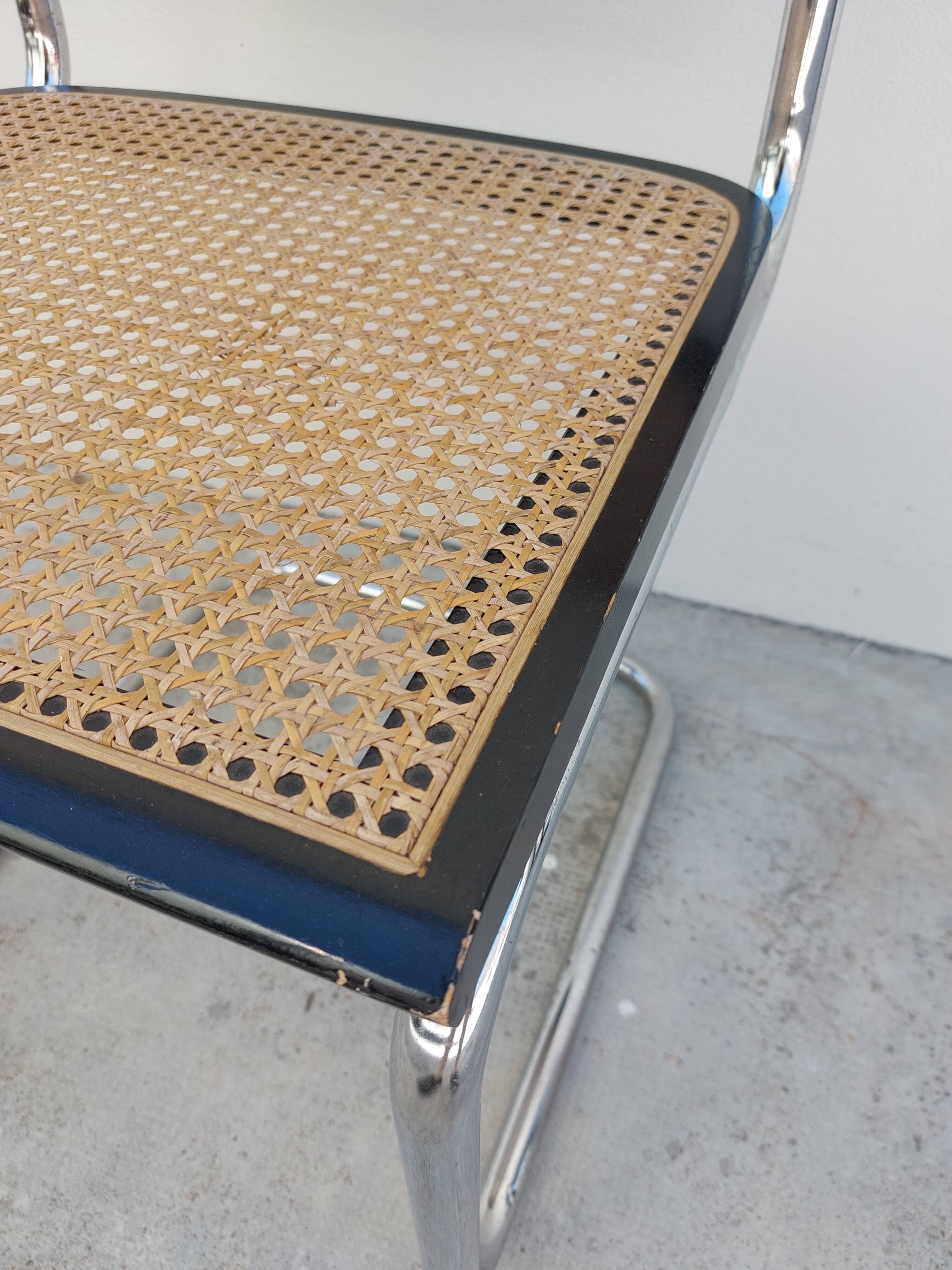 Chair Marcel Breuer B32 signed Italy cesca