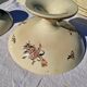 Clairefontaine earthenware plate and fruit bowl set, Saxe model