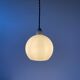 Pair of old pendant lamps in vintage opaline 14cm