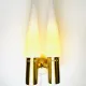 Brass Coloured Double Wall Lamp By Hans-Agne Jakobsson For Markaryd, Sweden, 1960'S