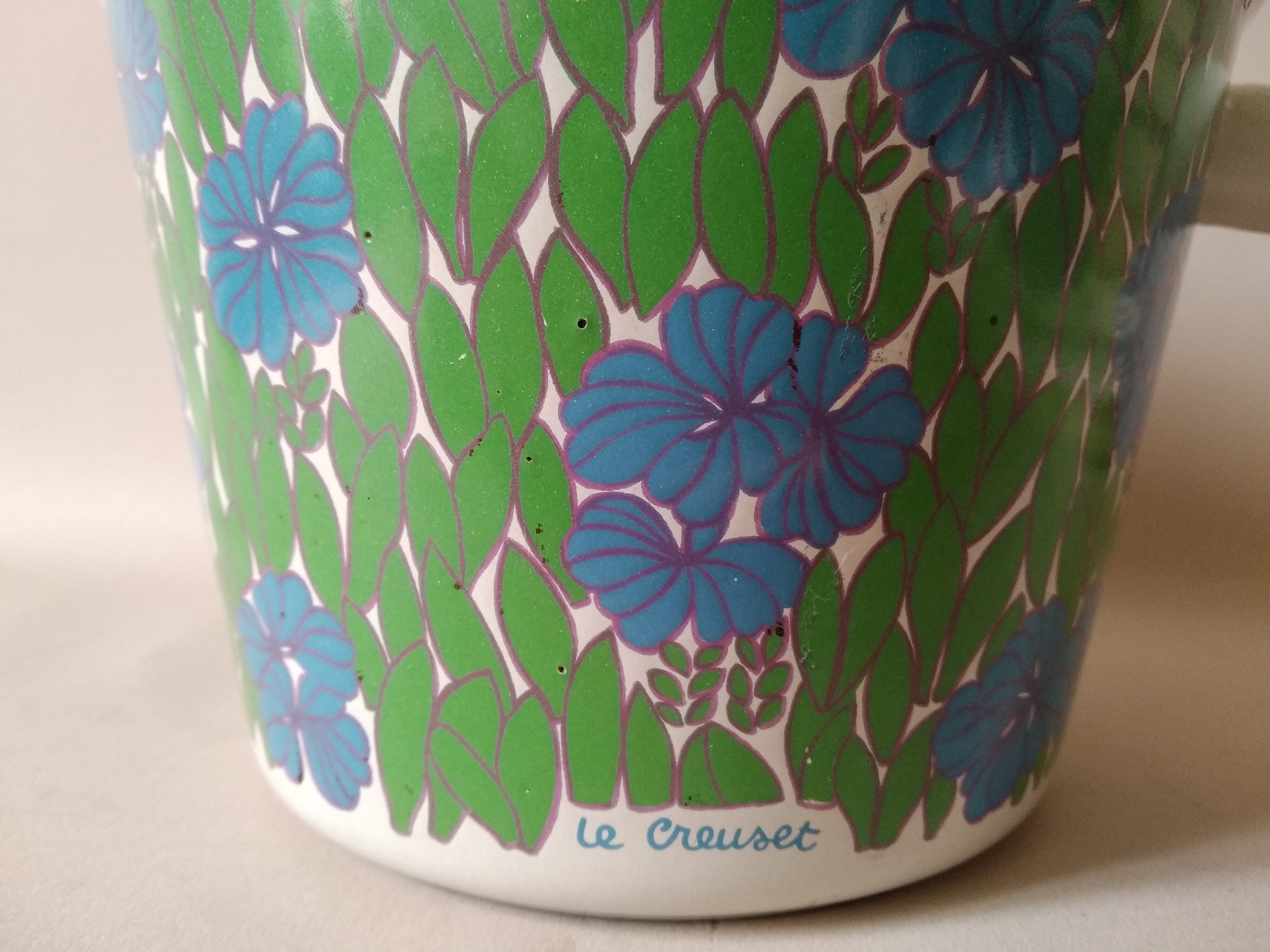 Fondue pan Le Creuset vintage 70s