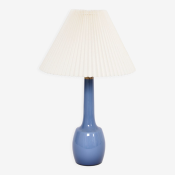 Lampe de table bleue danoise par Esben Klint pour Holmegaard