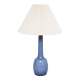 Rare lampe de table danoise bleue du milieu du siècle par Esben Klint pour Holmegaard