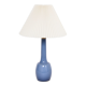 Rare blue Danish Mid-Century table lamp by Esben Klint for Holmegaard