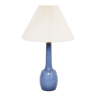 Rare lampe de table danoise bleue du milieu du siècle par Esben Klint pour Holmegaard