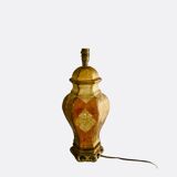 Ceramic lamp with Venetian decor