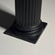 Neoclassical black plaster column