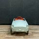 Simca pedal car in sheet metal painted around 1960 for decoration or collector