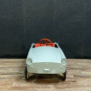 Simca pedal car in sheet metal painted around 1960 for decoration or collector