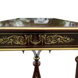 Table bureau en marqueterie Napoleon III