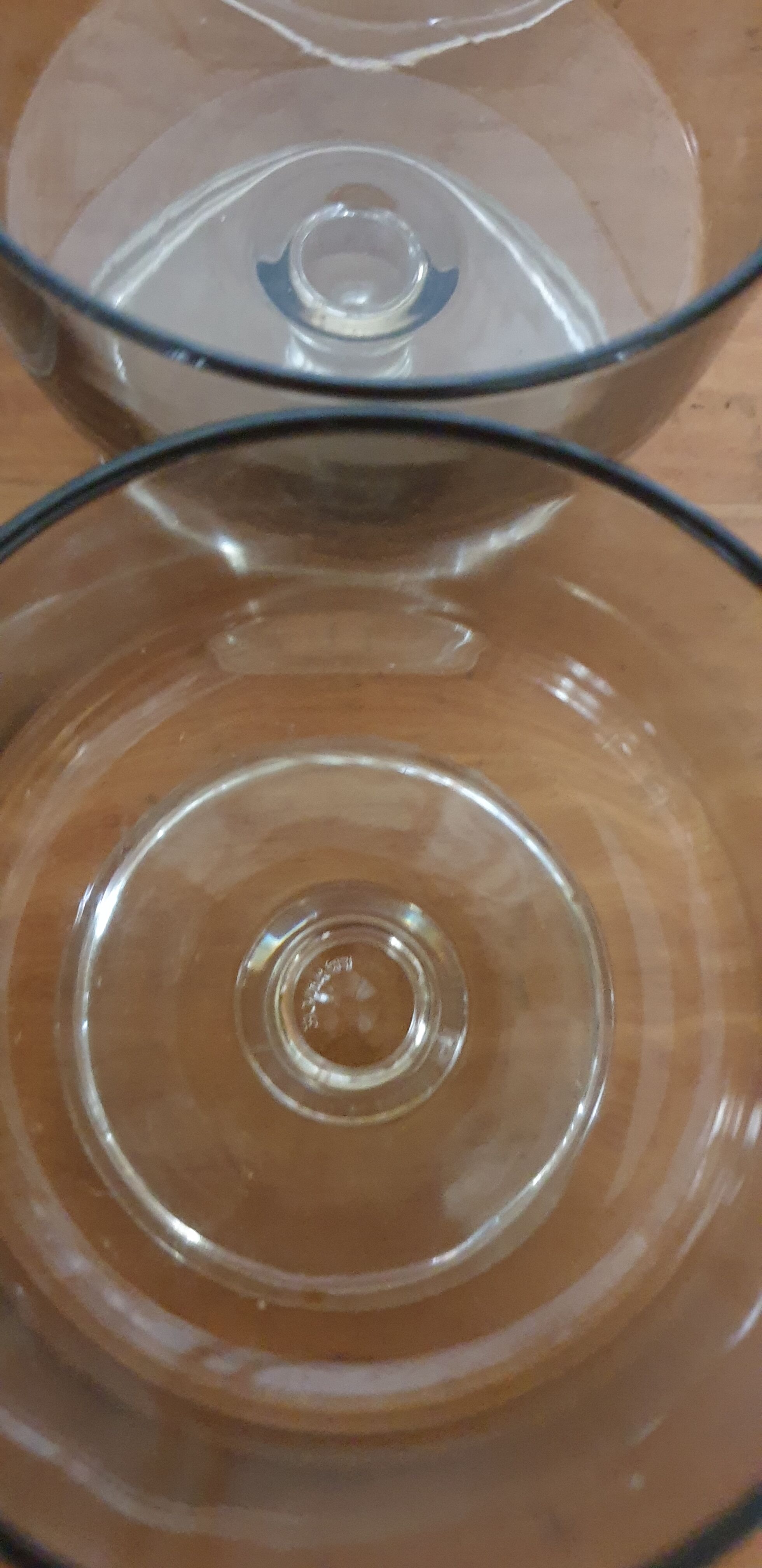 Set of eight glasses