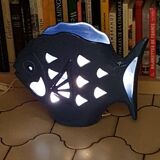 Large fish lamp the Dieulefit Caves