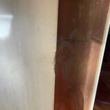 White Carrara marble table from the 70s