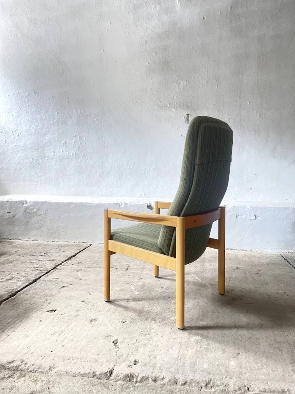 Scandinavian high-back lounge chair