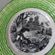 Vintage Sarreguemines Digoin France plate beaten with deer