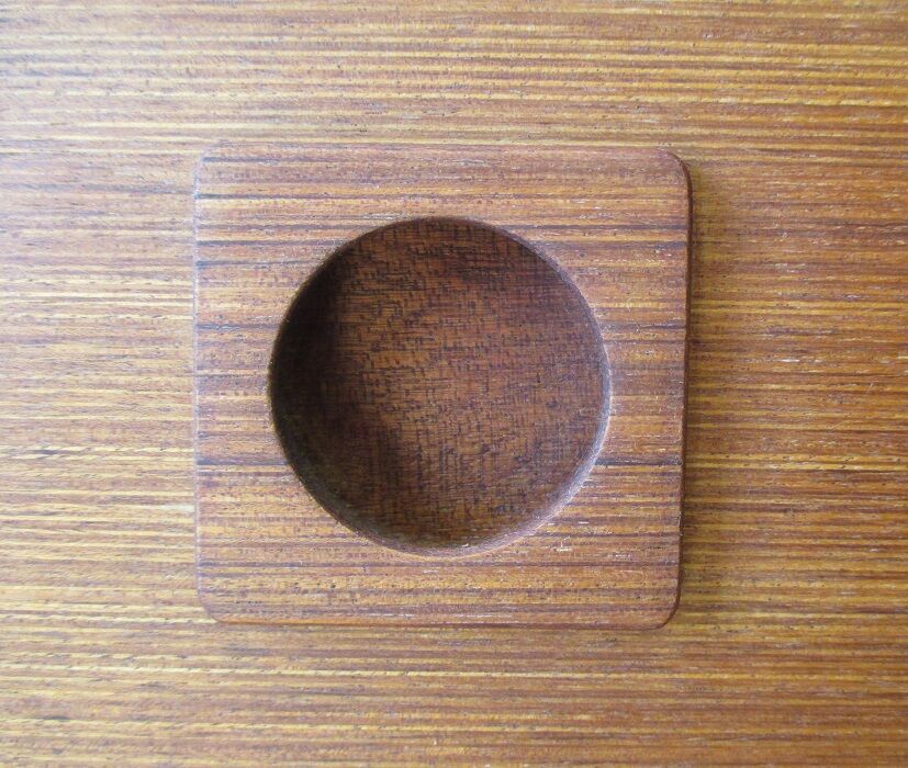 70 's teak long chest of drawers 9 drawers Shreiber