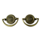 Brass furniture handles - a pair