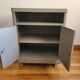 Vintage metal furniture on wheels SEEL, 1960s