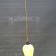 Opaline glass tulip pendant light