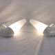 Pair of Art Deco ceramic wall lights by S.Bernadotte