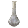 Round carafe with long fluted neck