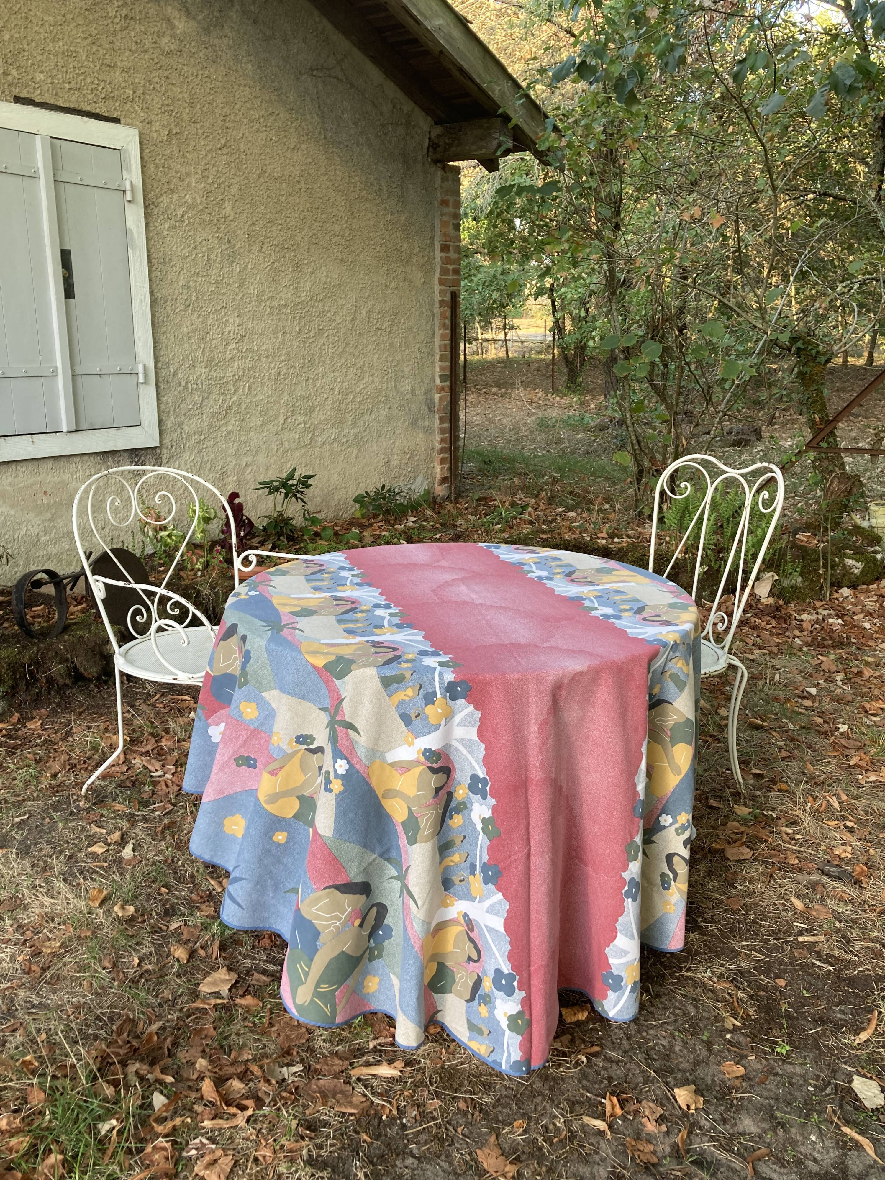 Gauguin vintage tablecloth