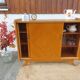 sideboard, buffet with sliding doors and splayed legs
