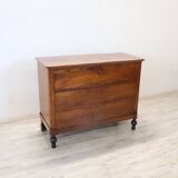 Antique Chest Of Drawers In Solid Walnut, Italy 19th Century