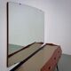 Wooden credenza with mirror Vittorio Dassi Italy 1960