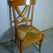 Beech cross chair, work chair