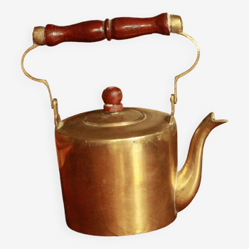 Old brass kettle