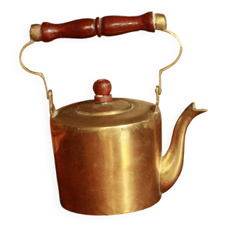 Old brass kettle