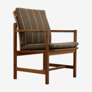 Fauteuil modèle 3233 par Børge Mogensen pour Stolefabric de Fredericia, Danemark 1960