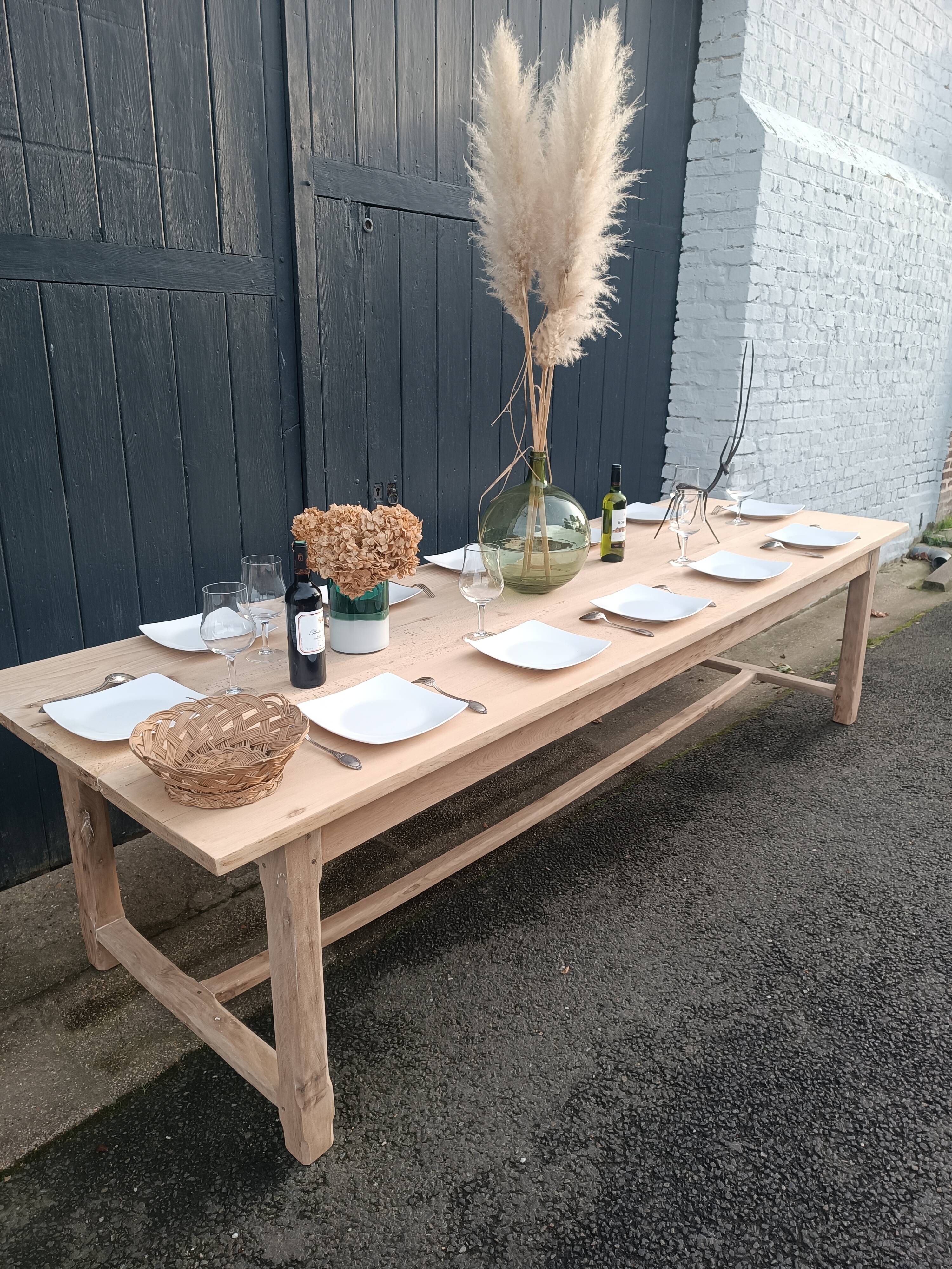 Table de ferme XXL