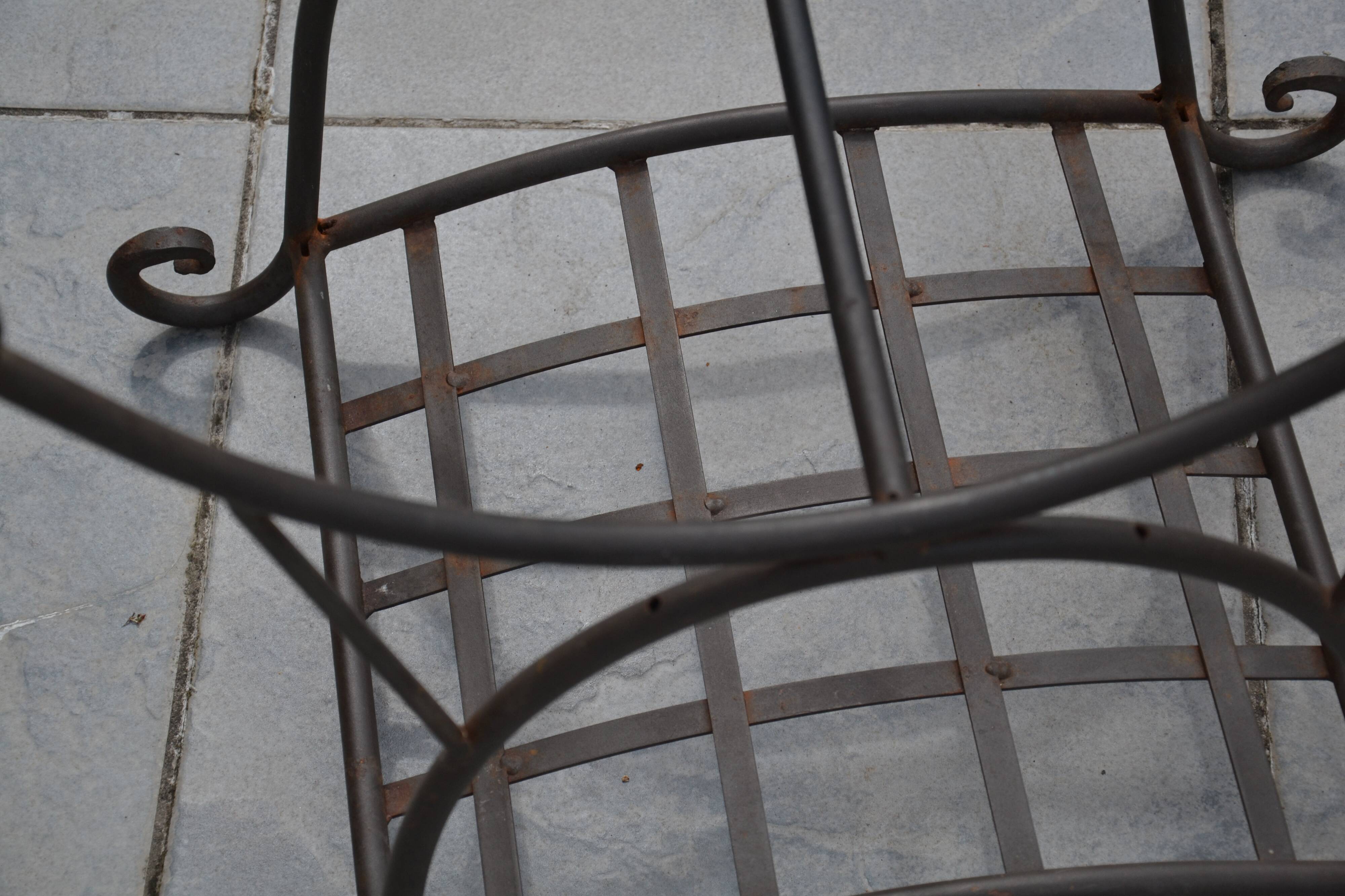 Curule stool/seat in Neo-Classical Empire style
