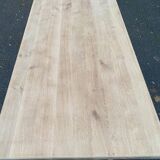 Extendable farmhouse dining table restored in solid oak, 19th century, 180-280cm