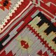 3x5 Red Green Tribal Vintage Kilim Rug, 88x147Cm