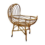 Cradle in rattan