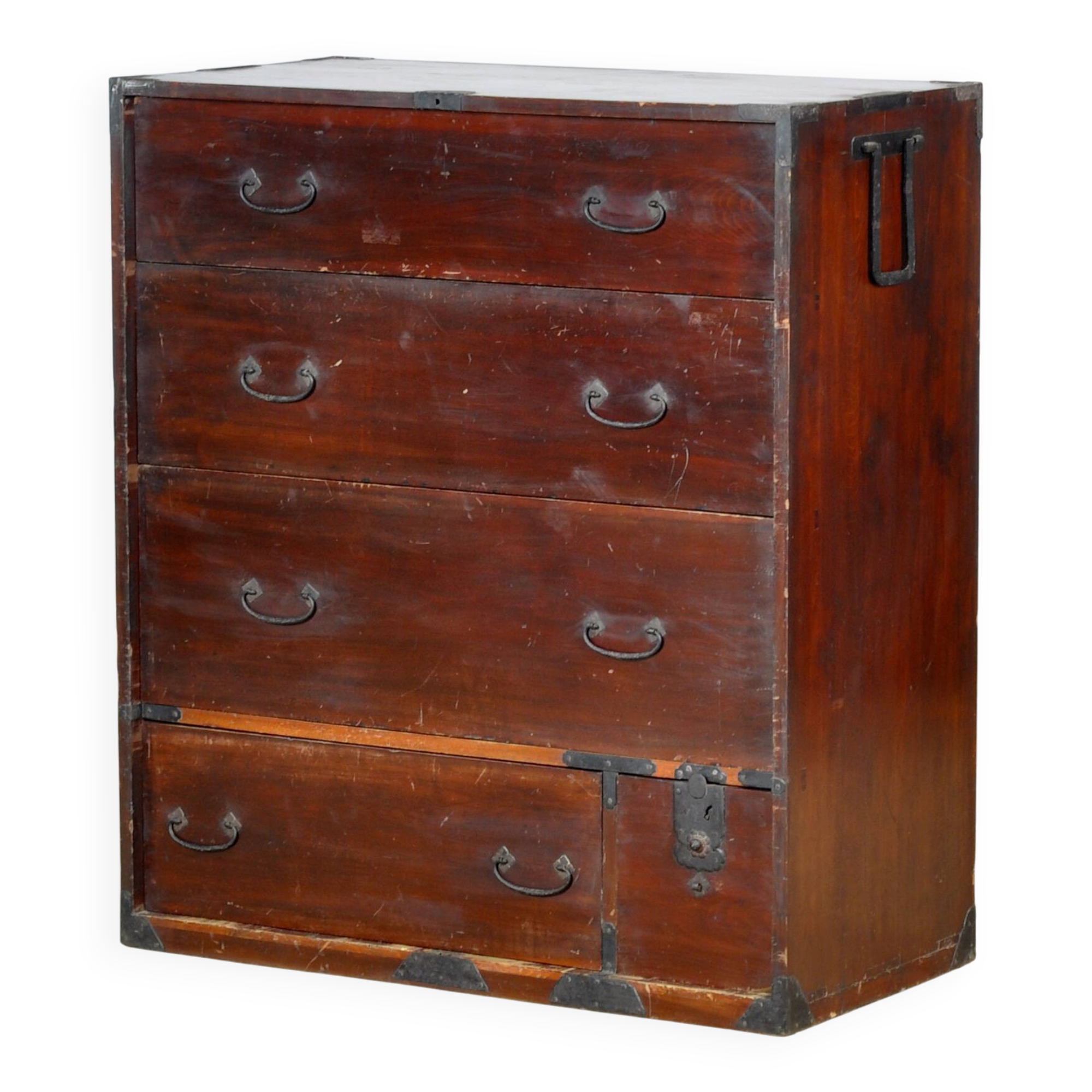 Japanese Tansu chest of drawers, circa 1890