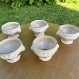 Lot de 5 bols a soupe en grès