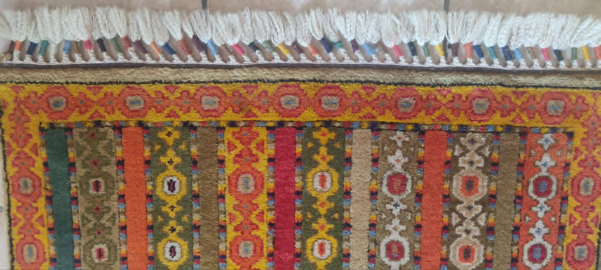 Authentic Turkish Sivas rug in 100% wool – 299 × 84 cm