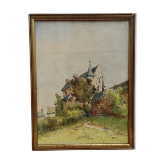 Ancient landscape painting