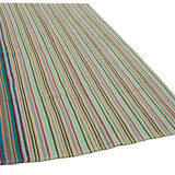 Handmade turkish contemporary 1980s 168 cm x 253 cm multicolor hemp kilim carpet