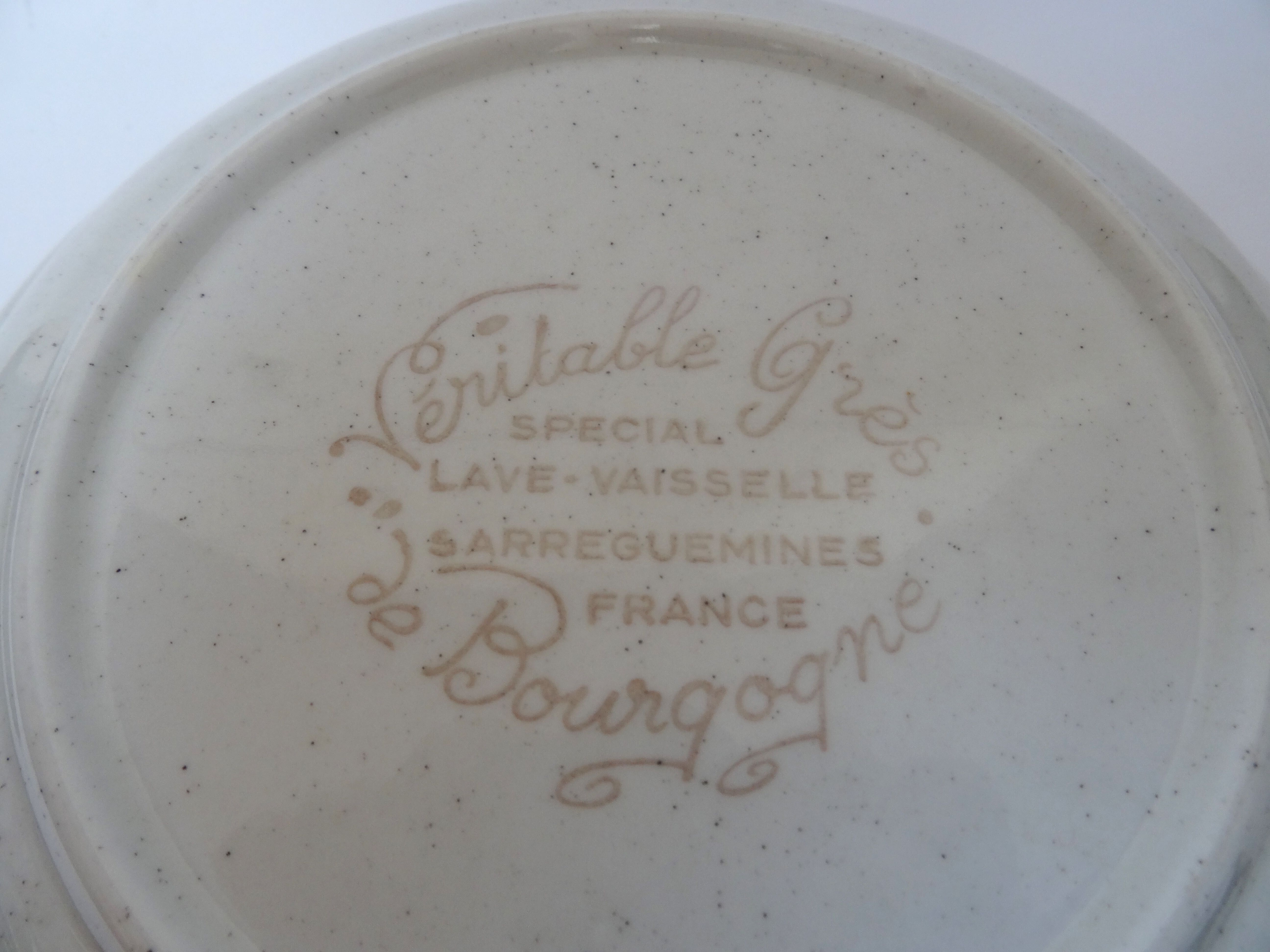 Hollow plates Sarreguemines