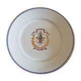 Assiette décorative ancienne L'Alliance tir à l'arc Dunkerque