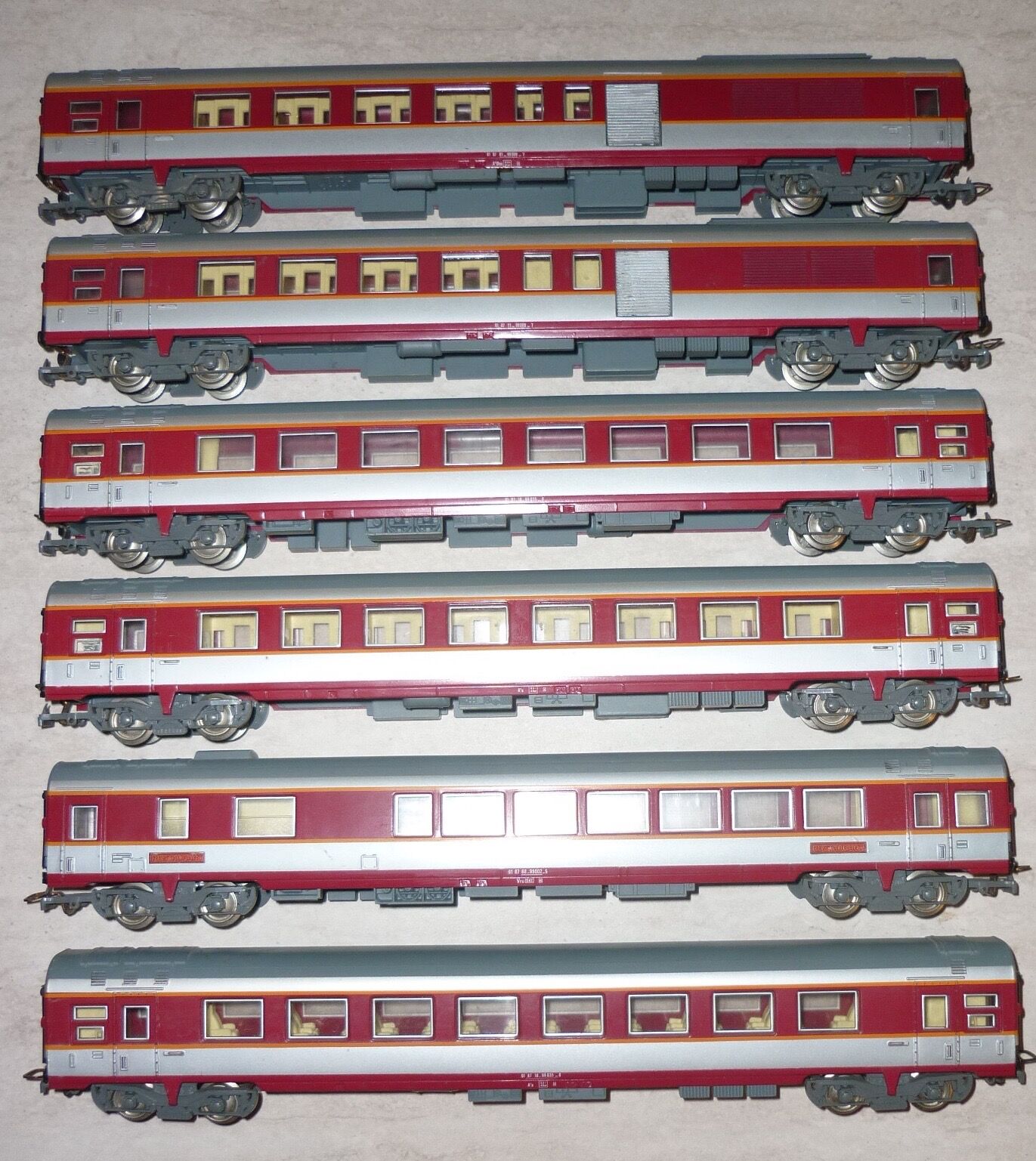 Passenger train Jouef France of the 60s-70s